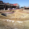 New Housing Development Landscaping with Ornamental Pond Feature